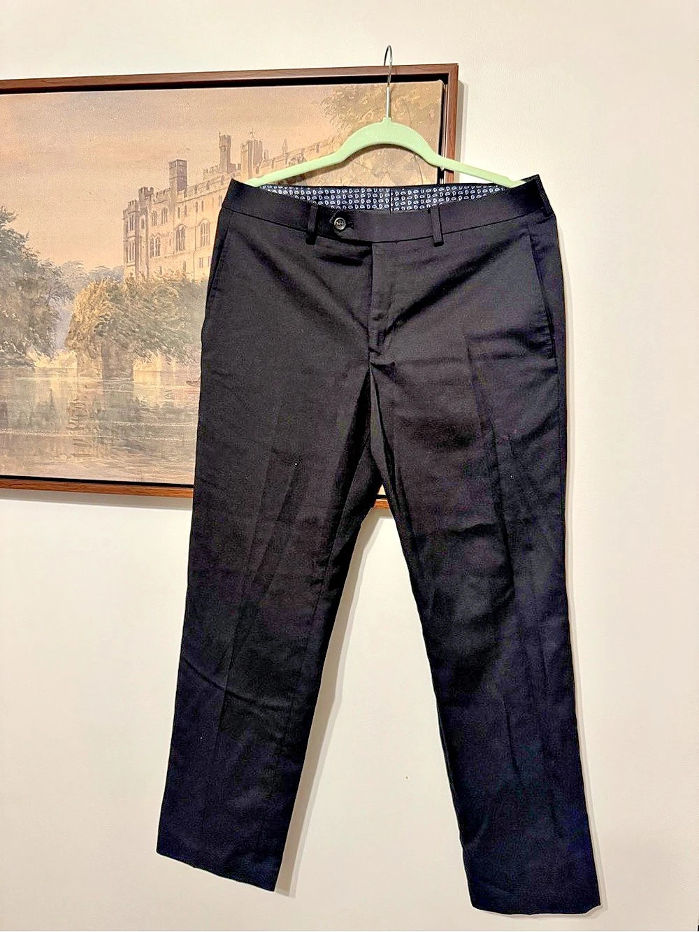Lauren Ralph Lauren men Straight Leg Pants Black Waist 33W x 30L